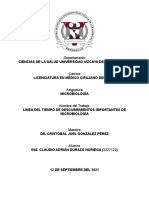 Linea Del Tiempo Microbiologia PDF