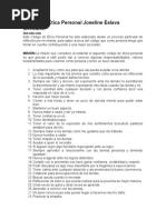 Código de Ética Profesional Ingenieria Civil