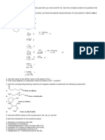 Orchem2 Problem Set No. 1: From An Alkene