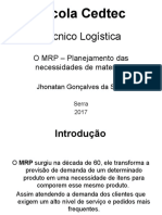 Administração Da Produção - Tema o MRP