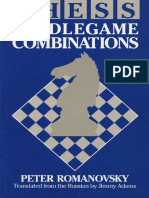 1991 Chess Middlegame Combinations Peter Romanovsky