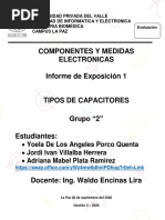 Tipos de Capacitores