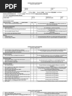 Donor History Questionnaire: (Adapted From AABB and NVBS)