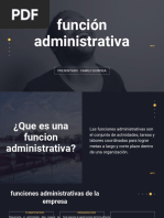 Función Administrativa