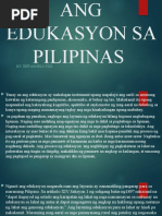 Ang Edukasyon Sa Pilipinas