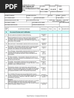 Saudi Aramco Inspection Checklist