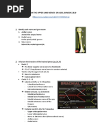 Quiz On The Upper Limb