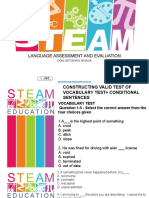 Language Assessment and Evaluation: Doni Setiawan Sinaga