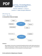 Data Analysis Method