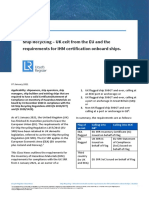 CN 01-2021 - Ship Recycling - UK Exit From The EU and The Requirements For IHM Certification Onboard Ships