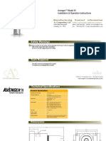 Avenger™ Model 91 Installation & Operation Instructions: Safety Warnings