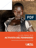 Guia para Ser Activista Del Feminismo