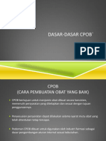 Dasar-Dasar CPOB