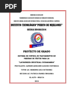 Proyecto de Grado - Sistema de Control de Tratamiento en Prendas de Vestir para La Lavanderia Industrial