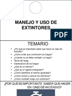 Manejo y Uso de Extintores