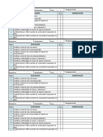 Check List - Plano de Inspeção - Trator Esteira John Deere 850J