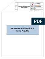 Method Statement For Cable Pulling.1