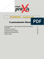 1 - O Pensamento Filosófico