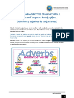 Adverbs and Adjectives Conjunctions