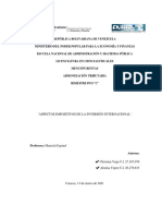 TRABAJO Sobre Los Aspectos Impositivos de La Inversión Internacional