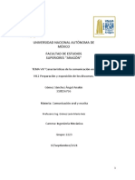 VII.2 Comunicación Oral y Escrita