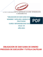 Diapositiva de Obligacion de Dar Suma de Dinero