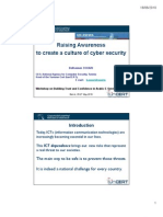 Raising Awareness To Create A Culture of Cyber Security