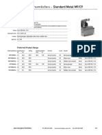 Snap-Action Microswitches - Standard Metal M9/C9: Characteristics