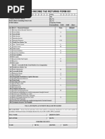 Companies Income Tax Returns Form 001: This Returns Covers Beginning Ending