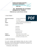 Manual Inventario de Actitudes Sexuales de Eysenck 1