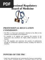 Professional Regulatory Board of Medicine