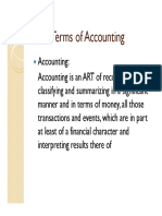 Basic Terms in Accounting