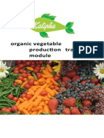 Organic Vegetable Production Training Manual