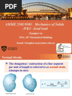 AMME 2301/9301: Mechanics of Solids - WK3: Axial Load