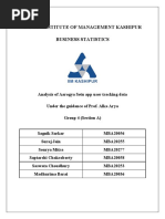 Indian Institute of Management Kashipur Business Statistics