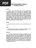 Paquito V. Ando vs. Andresito Y. Campo Et. Al. G.R. No. 184007, February 16, 2011 PONTENTE: J. Nachura