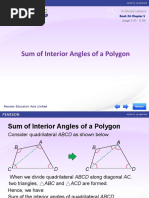 Sum of Interior Angles of A Polygon