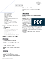 End of Year Test: Answer Key