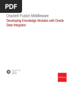 Developing Knowledge Modules Oracle Data Integrator