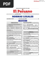 Normas Legales: Umario