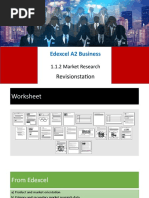 Edexcel A2 Business: 1.1.2 Market Research