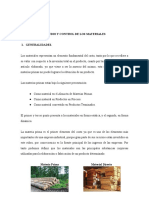 Estudio y Control de Materiales