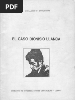 El Caso Dionisio Llanca Roncoroni 1983