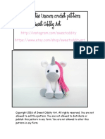 Jupiter The Unicorn Crochet Pattern Sweet Oddity Art