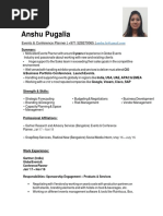 Anshu Pugalia: Summary