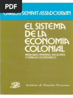 Assadourian. El Sistema de La Economia Colonial. Cap. 3