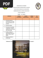 Escala Estimativa. Administracion de Centros Educativos