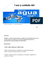 5° Básico Ciencias Naturales El Uso y Cuidado Del Agua