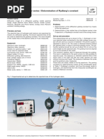 LEP 5.1.07 Balmer Series / Determination of Rydberg's Constant