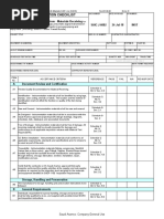 Saudi Aramco Inspection Checklist: SAIC-J-6002 24-Jul-18 Inst General Piping and Tubing System - Materials Receiving